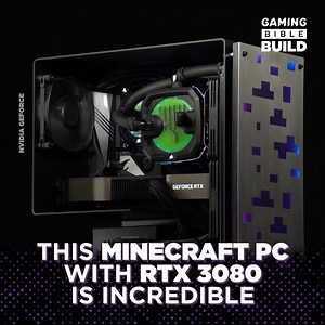 76K views · 513 reactions | Equipped with a powerful RTX 3080, this Minecraft themed PC looks like it could run absolutely anything...  | GAMINGbible | Facebook