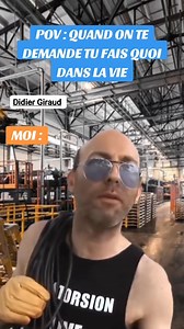 POV quand on te demande tu fais quoi dans la vie藍藍藍藍 | Didier Giraud | Facebook