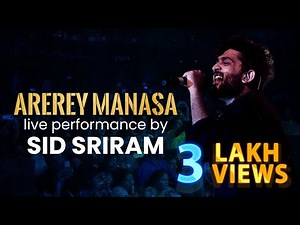 Arerey Manasa | Sid Sriram Live In Concert - Hyderabad | Red FM Telugu