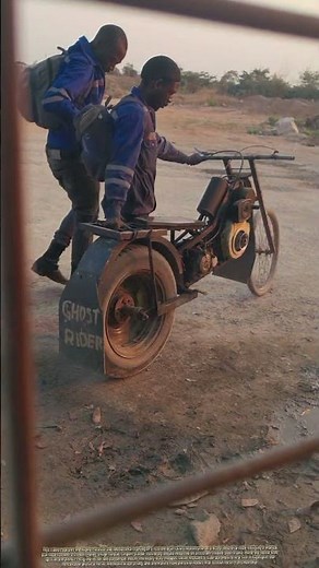 Starting the Chopper: The Rhythmic Manual Ignition of a Custom-Built Utility Motorcycle