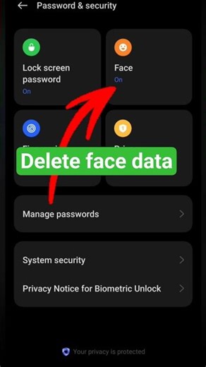 Realme Phone Me Face Lock Kaise Delete Kare 🔒❌ | 2026 Easy Trick #realme #shortvideo
