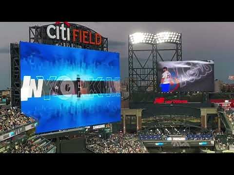 New York Mets Walk Up Songs and Jumbotron Animations (as of early September 2024)