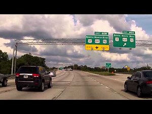 Drive from Universal Studios to Downtown Orlando Florida
