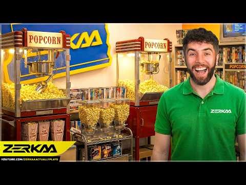 INSTALLING A POPCORN MACHINE! (Retro Rewind Video Store Simulator #4)