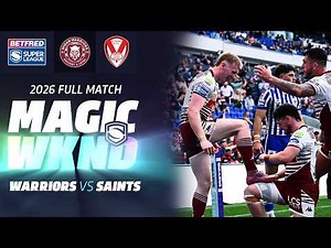 A battle at the Hill Dickinson! | Warriors v Saints | 2026 Magic WKND full match