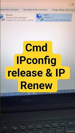 IPConfig Release & Renew CMD Trick 💻 #Shorts #shortsfeed