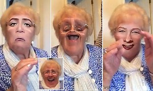 Gran's hysterical reaction to face swap app sweeps the internet
