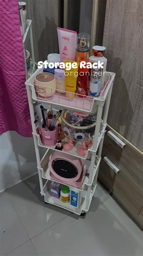 Practical Trolley Storage Rack for Kitchen Organization