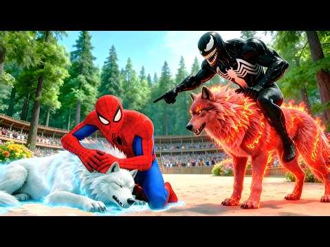 SPIDERMAN Wins The Magic Legendary ICE WOLF Racing Championship - Epic Racing Challenge