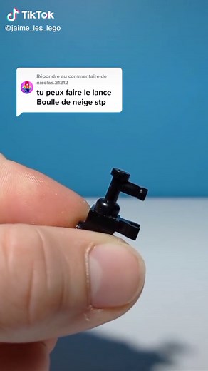Lance Boule de Neige en LEGO - Tutoriel Créatif