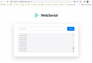 ESP32: WebSerial and mDNS