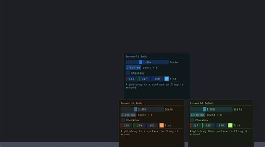 Normal game developer: "I will add ImGui to display useful information and help me debug my game."Me: