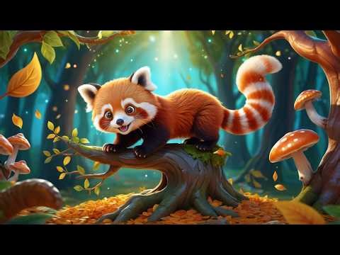 Red Panda Climbs a Magic Tree 🐼🌳 | Adventure Song & Nature Rhymes for Kids