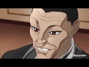 Baki eating posh food for the first time with his dad:Baki Hanma Season 2 Part 2