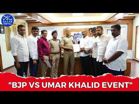 Umar Khalid Book Event in Bengaluru Sparks BJP Protest,Cancellation Demand Grows