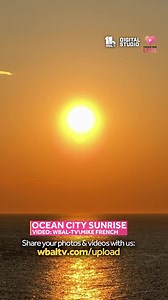 Thanks to WBAL-TV photographer Mike French for this awesome sunrise and sunset video from Ocean City! Share your videosphotos with us in the WBAL-TV app, just tap "Upload"! wbaltv.com/upload | WBAL-TV 11 Baltimore