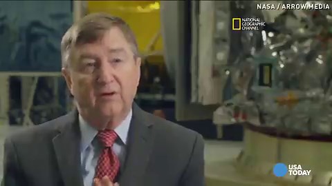 9/11 attack seen from space in rare video