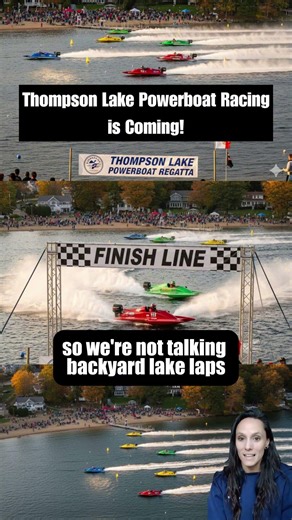 Power boat racing is coming back to West Thompson Lake 🏁