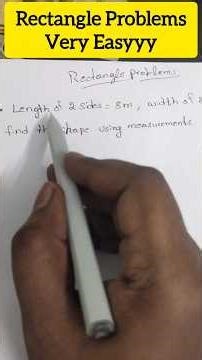 mensuration problems #mensuration #rectangles #maths #mathshorts #mathematics #matheducation #shorts