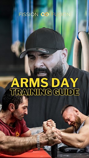 Effective Arm Workouts! 💪🏻🎖 For bodybuilders who want big arms, doing a mix of different exercises with lots of reps, medium reps, and low reps can help ease joint pain and make muscles grow best. This training method not only makes arms bigger but also help overall strength, making bodybuilders different from powerlifters. - #musclegrowth #gymhacks #armstraining | Fission Fusion Fitness