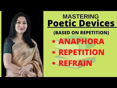Anaphora | Repetition | Refrain | Poetic/ Literary Devices | Based On Repetition