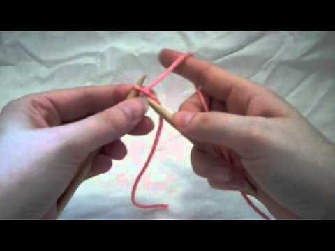 How to: Knitted Cast On (English style)