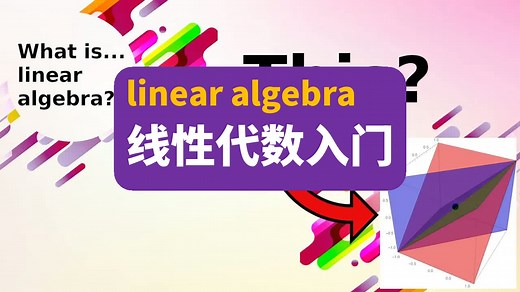 线性代数入门 | What Is...Linear Algebra?