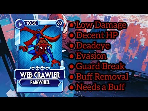 Evade and Atttack: Web Crawler (Painwheel) Showcase - Skullgirls Mobile