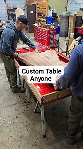 This piece of walnut is amazing!! Custom dining table in the works! | Sean Black