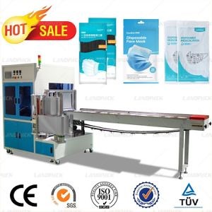 [Hot Item] Fully Automatic Disposable Mask Face Mask Four Side Sealing Packing Machine