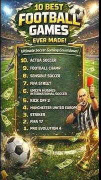 10 Best Football Games Ever Made — Ultimate Soccer Gaming Countdown!