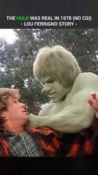 The Hulk Was REAL in 1978 😳 (No CGI!) | Lou Ferrigno Story #IncredibleHulk