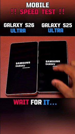 ⚡☠️GALAXY S26 ULTRA VS GALAXY S25 ULTRA-SPEED TEST!!