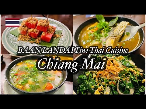 BAAN LANDAI Fine Thai Cuisine-A Culinary Gem in Chiang Mai's Old City |Michelin| ChiangMai|Thailand