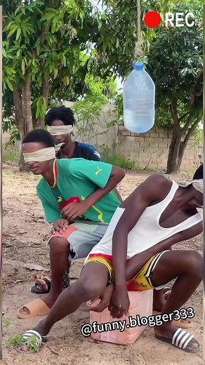 Blindfolded Bucket Avoidance Game: Funny Prank Challenge