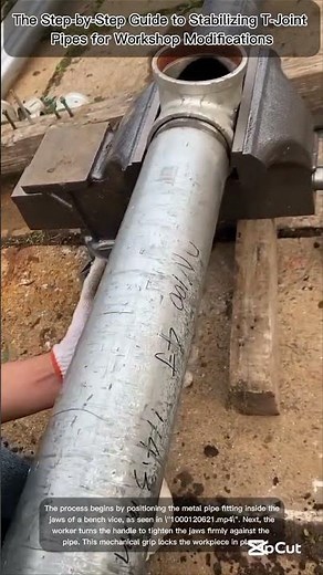 Preventing Slip and Damage When Preparing Galvanized Steel Pipe Joints