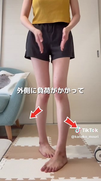 O脚とX脚を治すためのウォーキング法