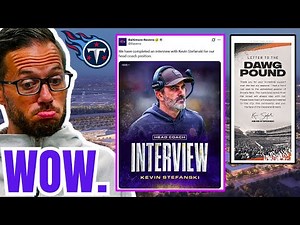 Kevin Stefanski INTERVIEWS w Ravens, Thanks Browns Fans! Titans INTEREST in Mike McDaniel for HC!