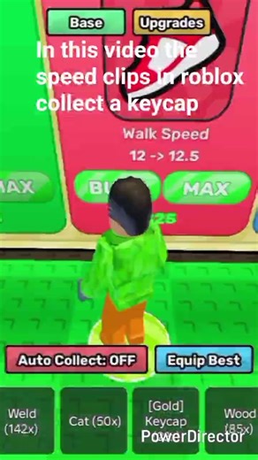 Roblox Collect a Keycap Speed Clips!.