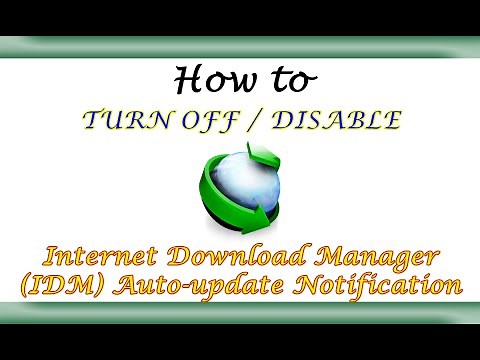 How to Turn Off / Disable IDM Auto Update Notification? |100% Working|