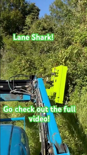 Using A Lane Shark!- Front mount Rotary Cutter on LS Tractor #tractor