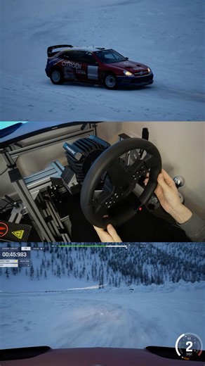 Sim Snow Rally Drifts #sim #f1simracing