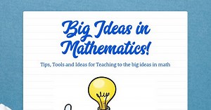 Big Ideas in Mathematics!