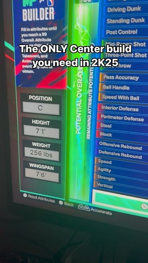 TJ on Instagram: "The ultimate post scoring machine #2k #2k25 #nba2k25"