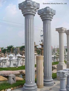 [Hot Item] Indoor House Carving Marble Column Granite Pillar Stone Pillar Square