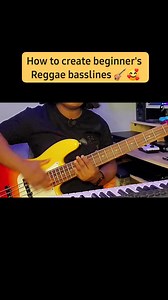 32K views · 1.1K reactions | How to create beginner's Reggae basslines 殺 Get more videos here https://youtu.be/fEF-P5lfs14 #bassguitar #basstutorial #bass #realsfb #reelsfypシ #fyp #fenderjazzbass | BassLady | Facebook