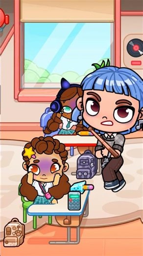 She Thought the Teacher Didn’t See Her 😳📚 #avatarstory #avatarworld #shorts