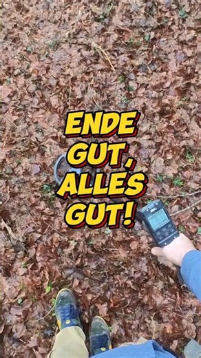 🙏 Ende gut, alles gut 👍 #metalldetektor #metaldetecting #sondeln #treasuresearch #schatzsuche #coin