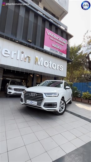 Berlin Motors - #1 Luxury Car Dealer in Pune 🏁 on Instagram: "Presenting the Audi Q7 45 TDI Technology Pack (2019) — A full-size luxury SUV that blends bold design with quattro performance. Engineered for those who demand refinement and space. Key Highlights: 🔹 Model: 2019 | MH23 Registered 🔹 Ownership: First Owner | 99,000 km (Clean History) 🔹 Engine: 3.0L V6 Diesel | Quattro AWD | Smooth Automatic 🔹 Features: Virtual Cockpit, Dual Touchscreen MMI, Panoramic Sunroof & Premium Leather Inter