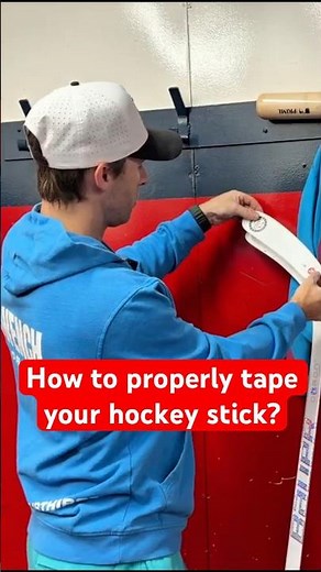 How to properly tape your hockey stick?